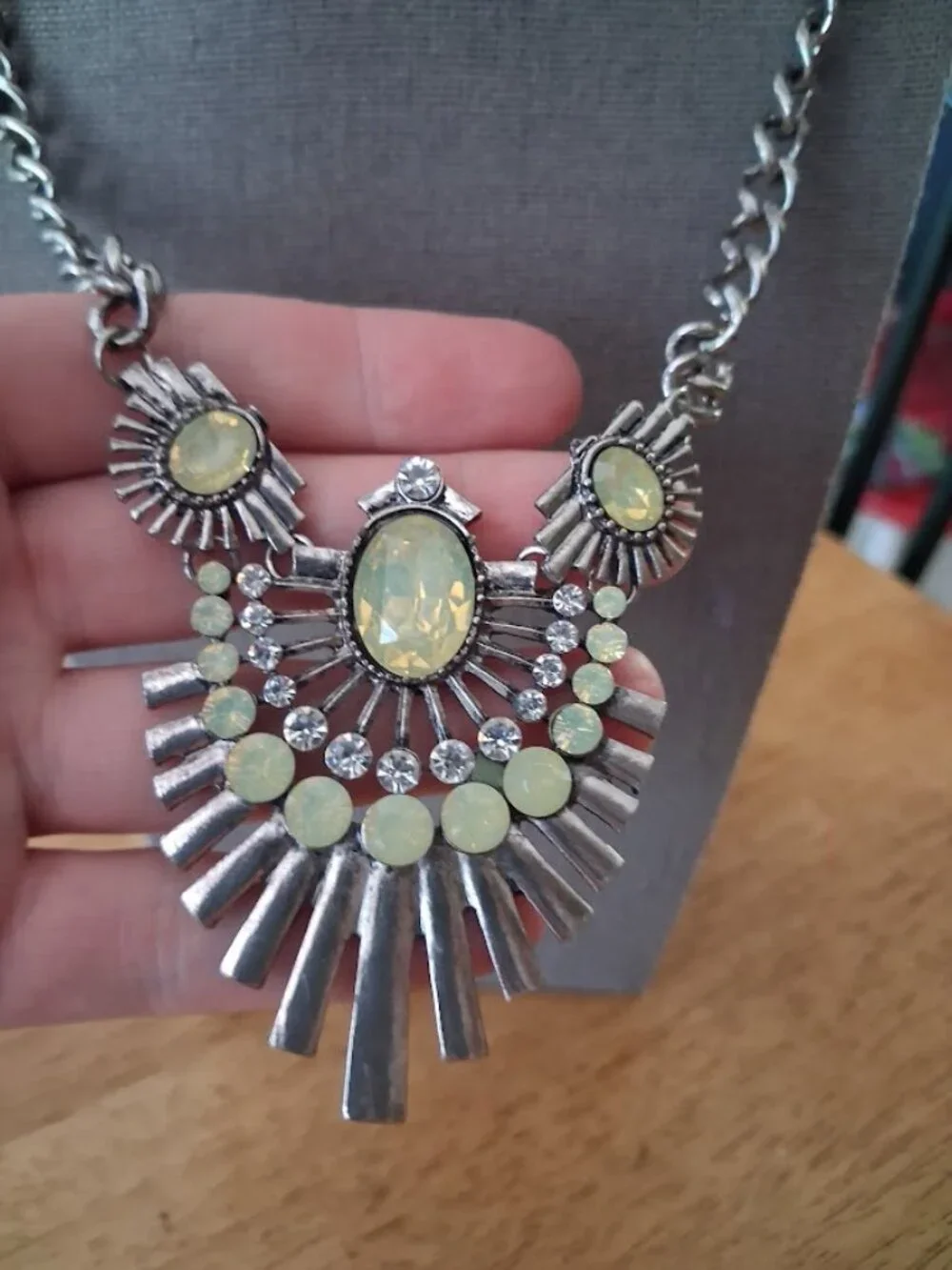 Unusual 30 inch Statement necklace